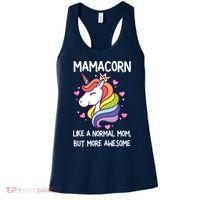 Wo Funny Mamacorn Unicorn Costume Mom Mother's Day Women's Tank Top thumb 0