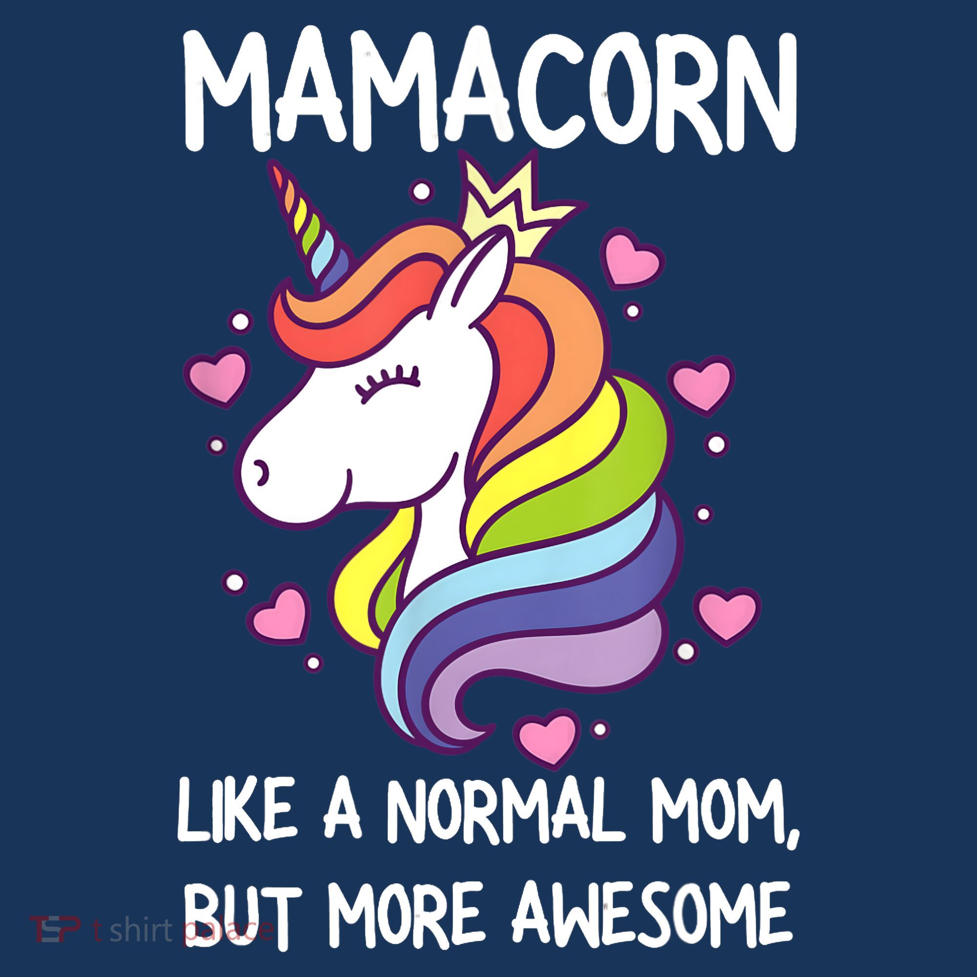 Wo Funny Mamacorn Unicorn Costume Mom Mother's Day Women's Tank Top
