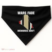 Wars Fade Memories DonT Iraq USA-Made Doggie Bandana thumb 0