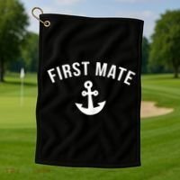 Womens First Mate Boating Golf Towel thumb 1