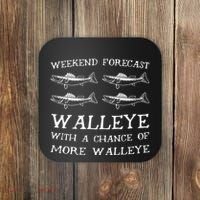 Weekend Forecast More Walleye Fish Coaster thumb 0