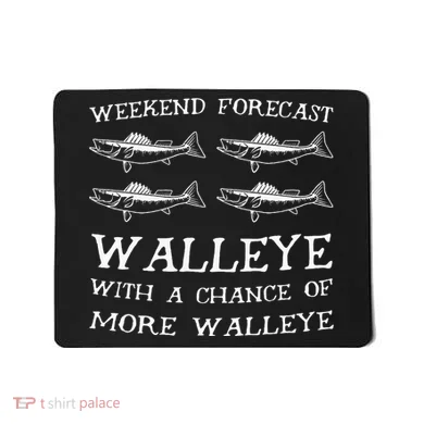Weekend Forecast More Walleye Fish Mousepad