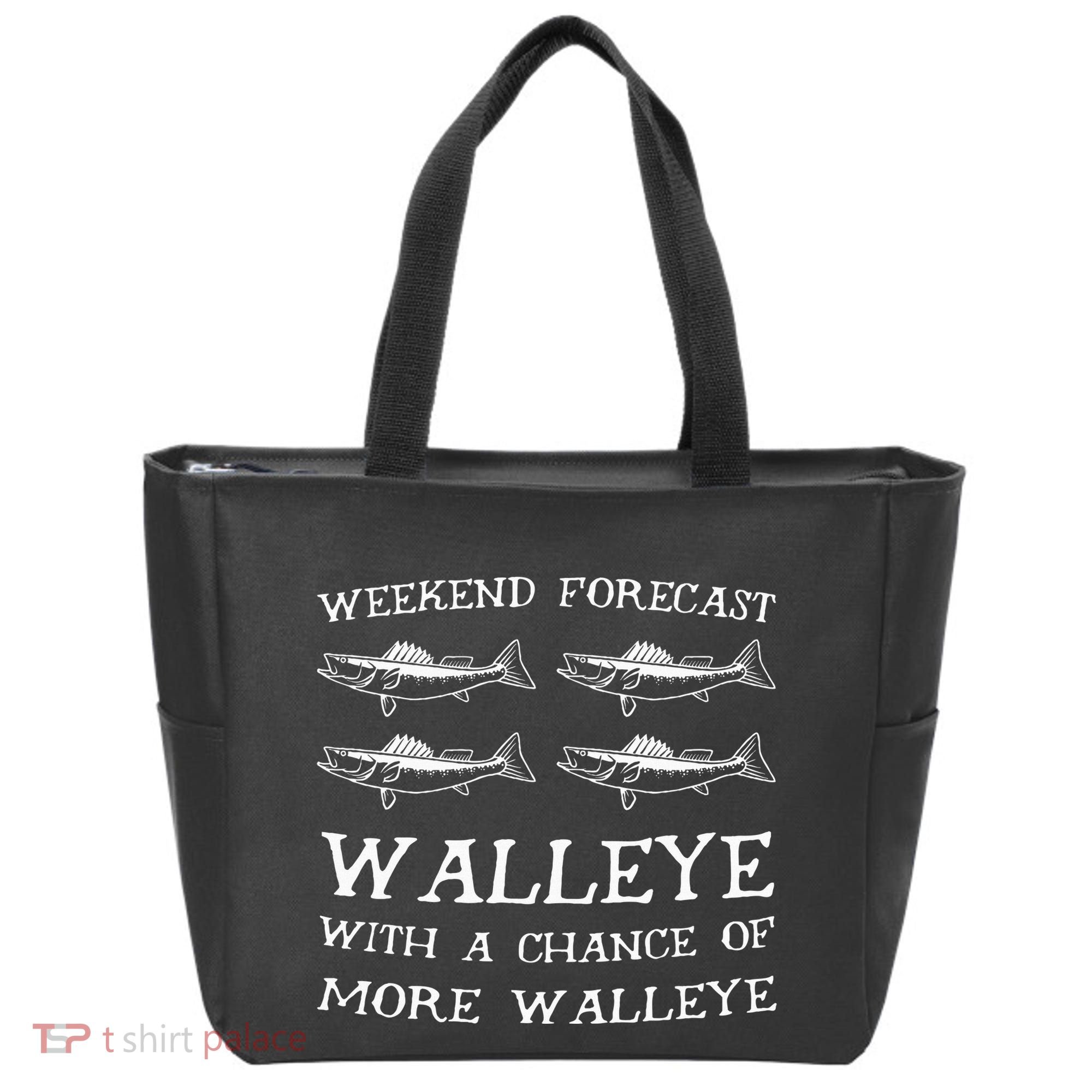 Weekend Forecast More Walleye Fish Tote Bag