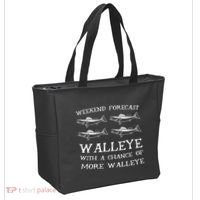 Weekend Forecast More Walleye Fish Tote Bag thumb 2