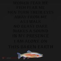 Woman Fear Me Fish Fear Me Turn Their Eyes Away From Me Women's Hoodie thumb 2
