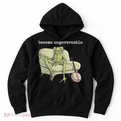 Weird Frog Meme Stupid Cursed Toad Become Ungovernable Hoodie