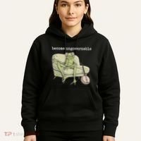 Weird Frog Meme Stupid Cursed Toad Become Ungovernable Hoodie thumb 5