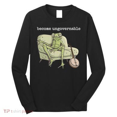 Weird Frog Meme Stupid Cursed Toad Become Ungovernable Long Sleeve Shirt
