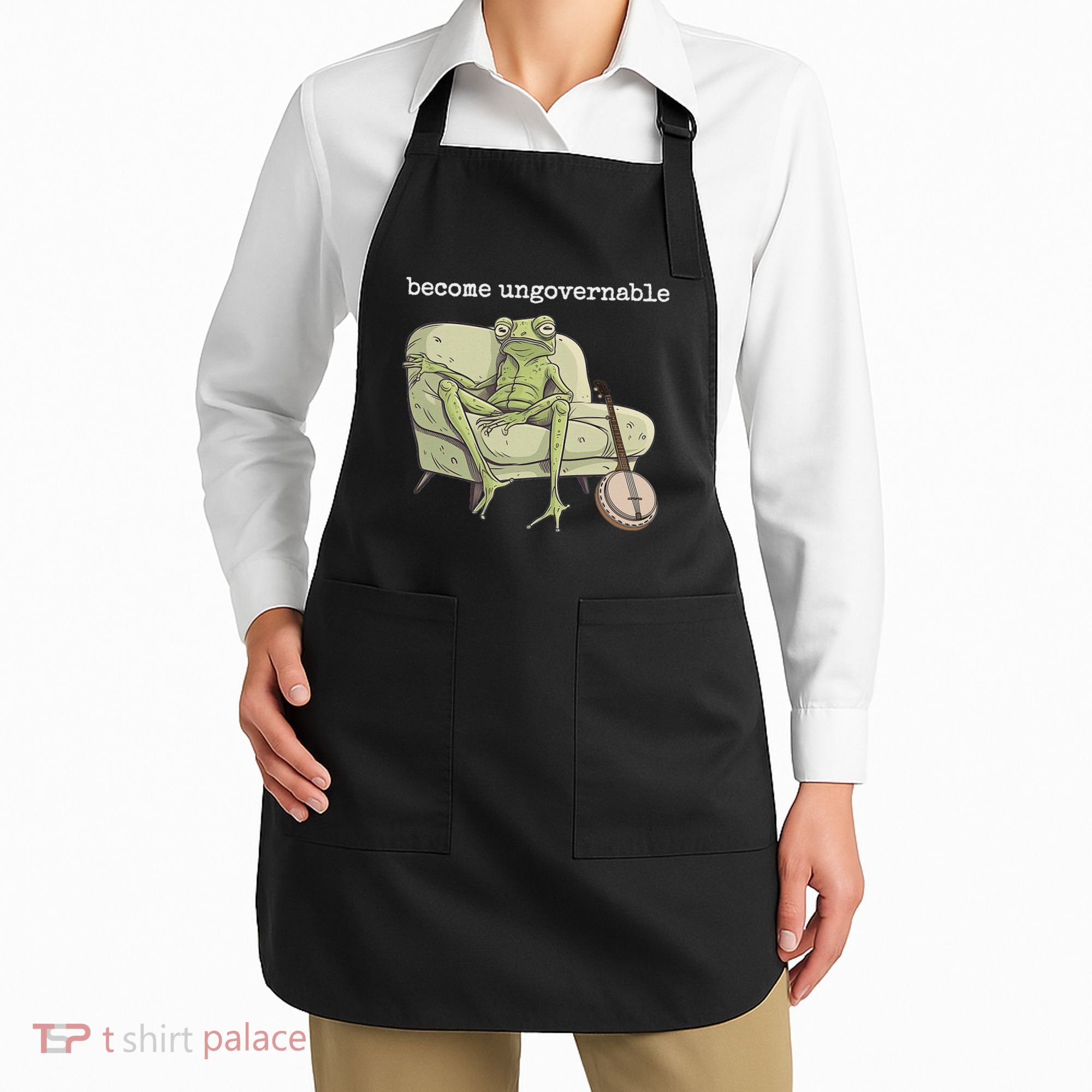 Weird Frog Meme Stupid Cursed Toad Become Ungovernable Apron