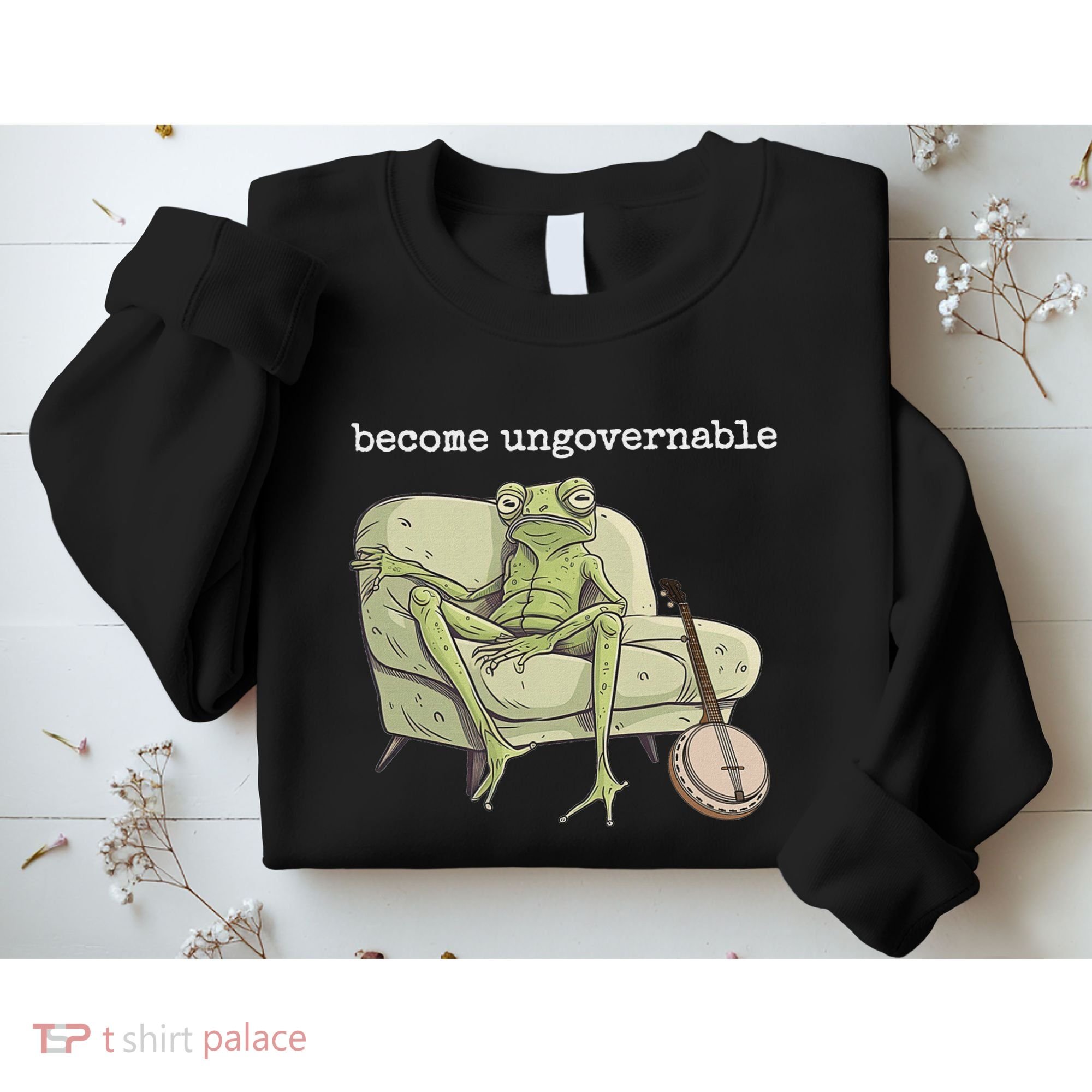 Weird Frog Meme Stupid Cursed Toad Become Ungovernable Sweatshirt