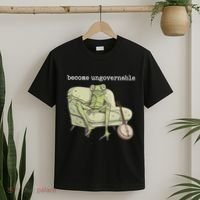 Weird Frog Meme Stupid Cursed Toad Become Ungovernable T-Shirt thumb 2