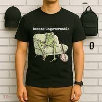 Weird Frog Meme Stupid Cursed Toad Become Ungovernable T-Shirt thumb 6