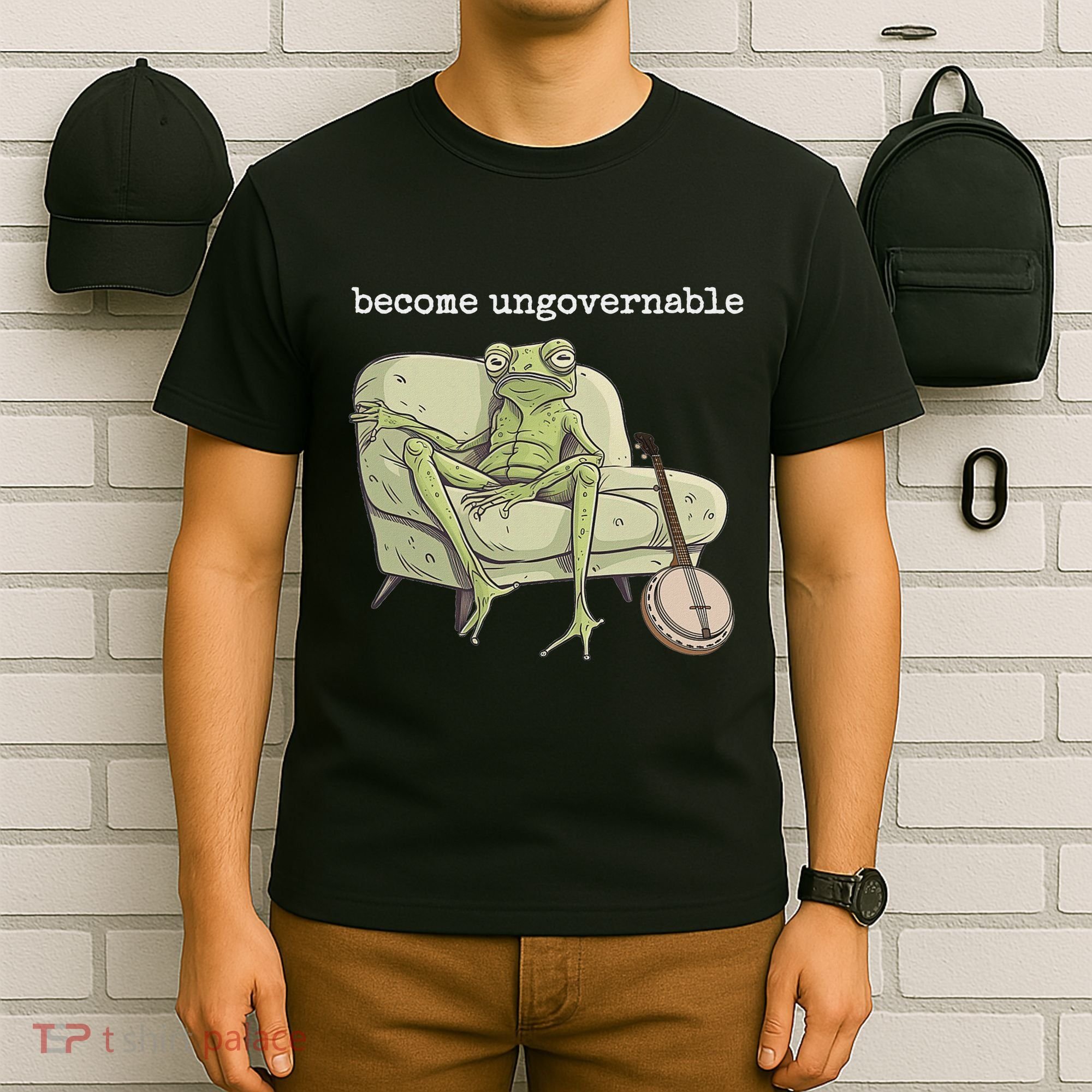 Weird Frog Meme Stupid Cursed Toad Become Ungovernable T-Shirt