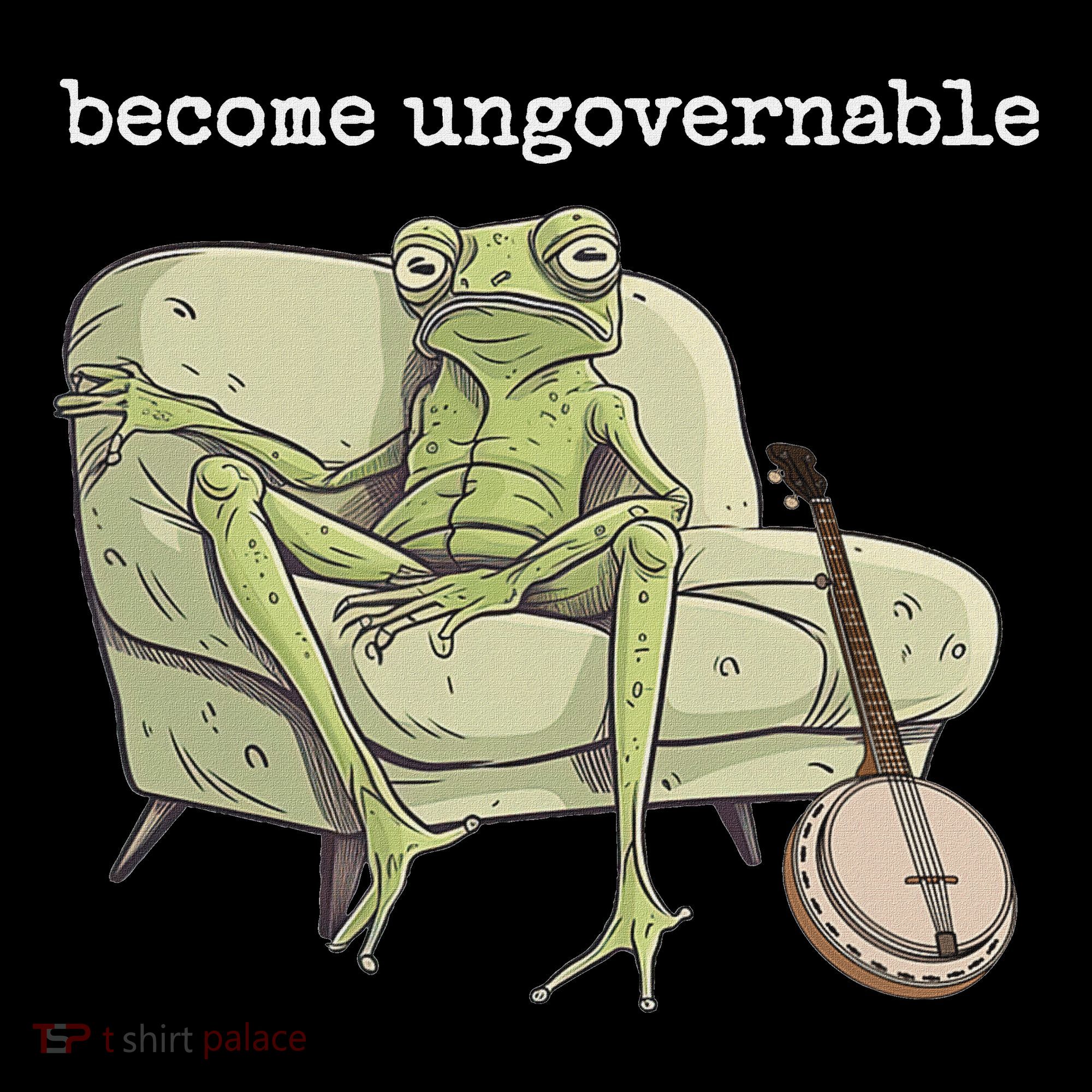 Weird Frog Meme Stupid Cursed Toad Become Ungovernable T-Shirt