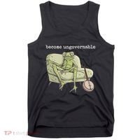 Weird Frog Meme Stupid Cursed Toad Become Ungovernable Tank Top thumb 0