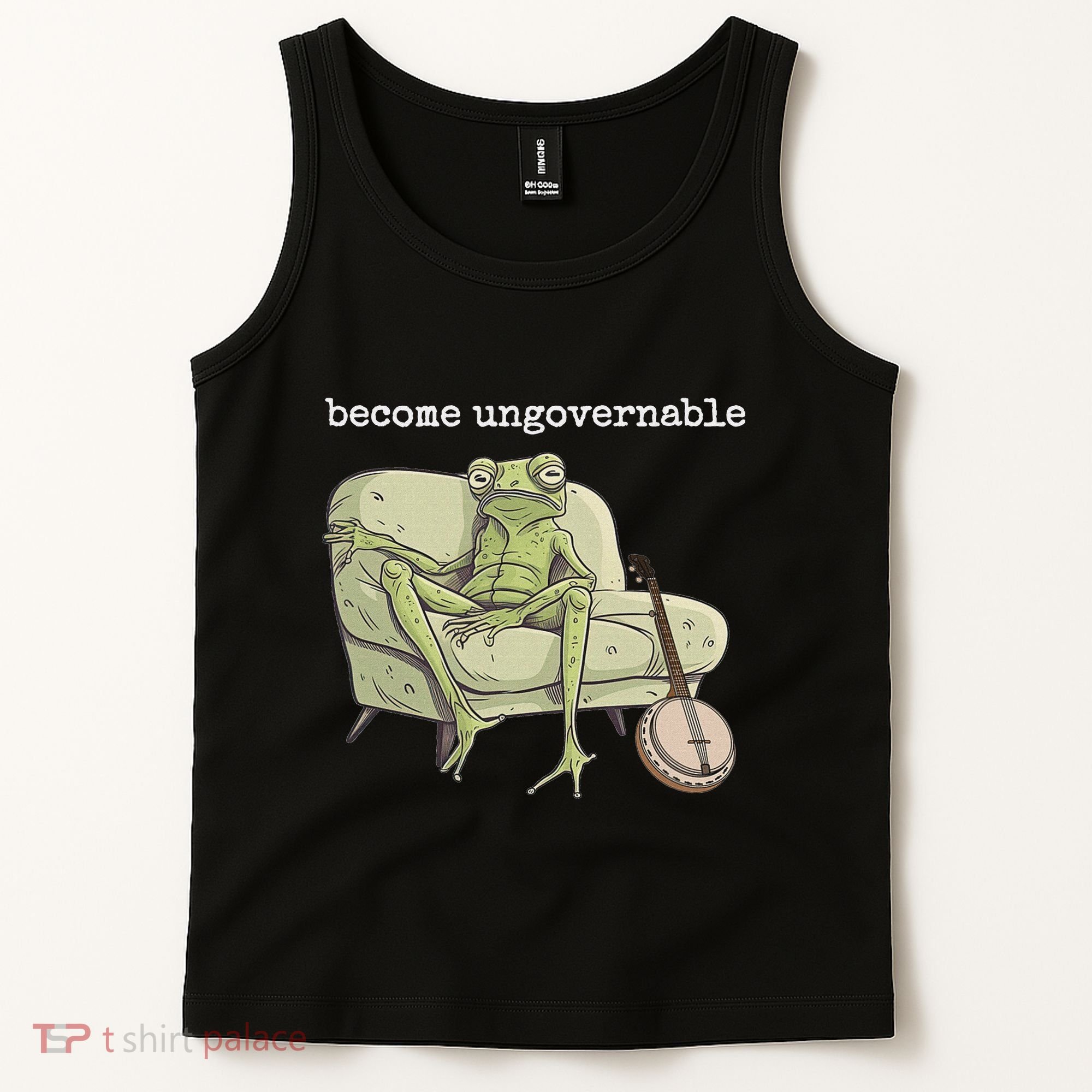 Weird Frog Meme Stupid Cursed Toad Become Ungovernable Tank Top