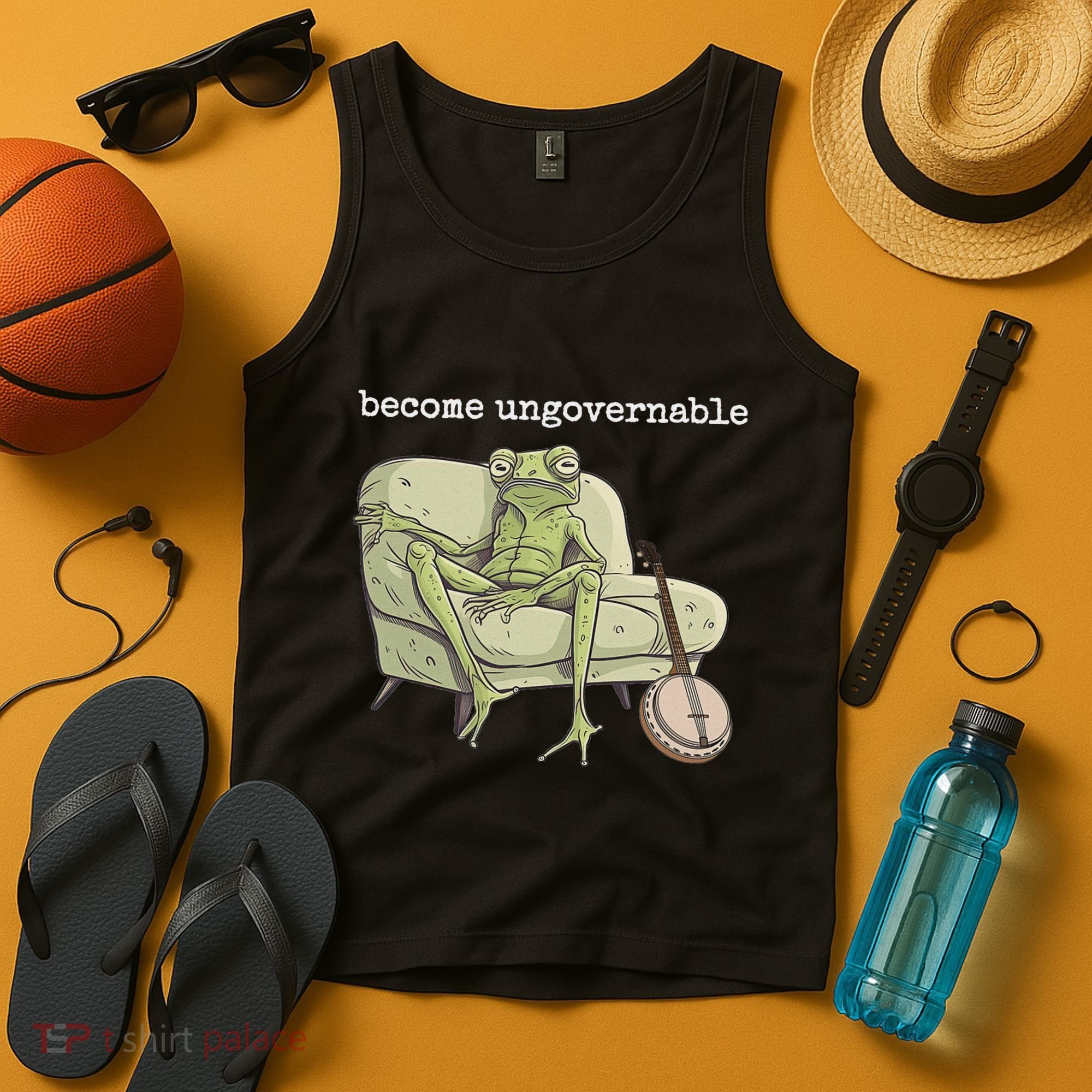 Weird Frog Meme Stupid Cursed Toad Become Ungovernable Tank Top