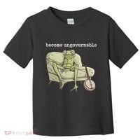 Weird Frog Meme Stupid Cursed Toad Become Ungovernable Toddler T-Shirt thumb 0