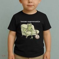 Weird Frog Meme Stupid Cursed Toad Become Ungovernable Toddler T-Shirt thumb 2