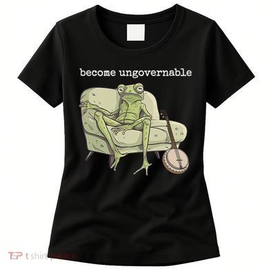 Weird Frog Meme Stupid Cursed Toad Become Ungovernable Women's T-Shirt