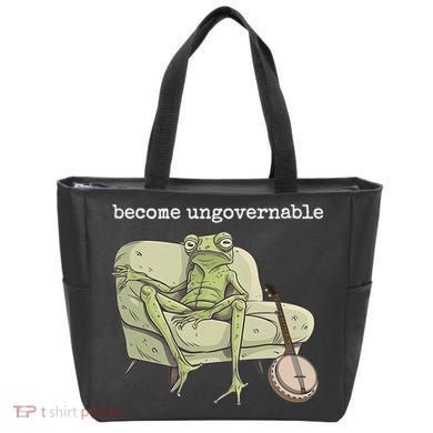 Weird Frog Meme Stupid Cursed Toad Become Ungovernable Tote Bag