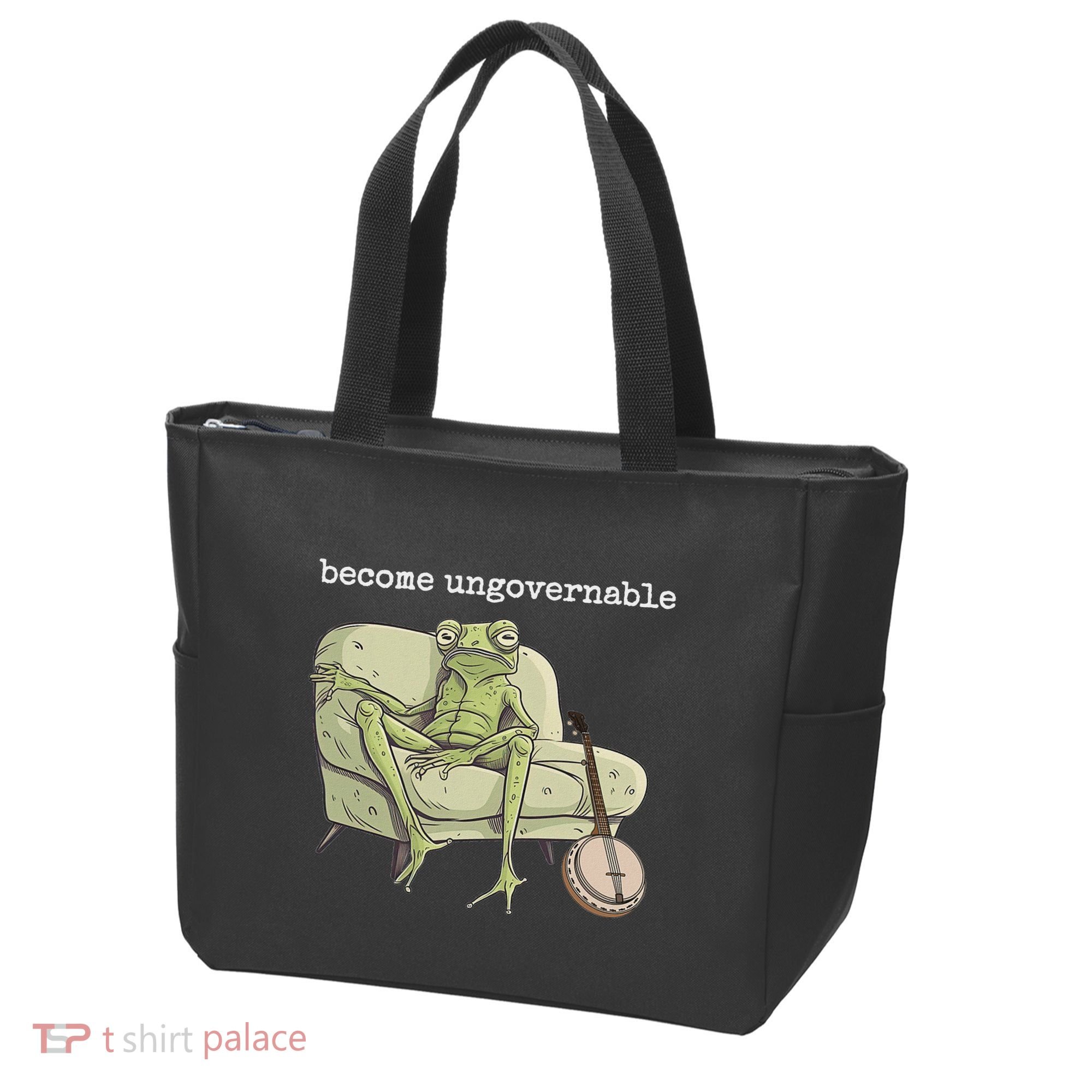 Weird Frog Meme Stupid Cursed Toad Become Ungovernable Tote Bag