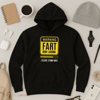 Warning Fart Now Loading Hoodie thumb 3