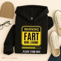 Warning Fart Now Loading Hoodie thumb 4