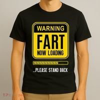 Warning Fart Now Loading T-Shirt thumb 3