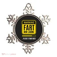 Warning Fart Now Loading Ornament thumb 0