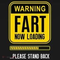Warning Fart Now Loading Ornament thumb 1