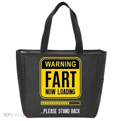 Warning Fart Now Loading Tote Bag