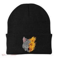 Wolf Face On Fire Beanie thumb 0
