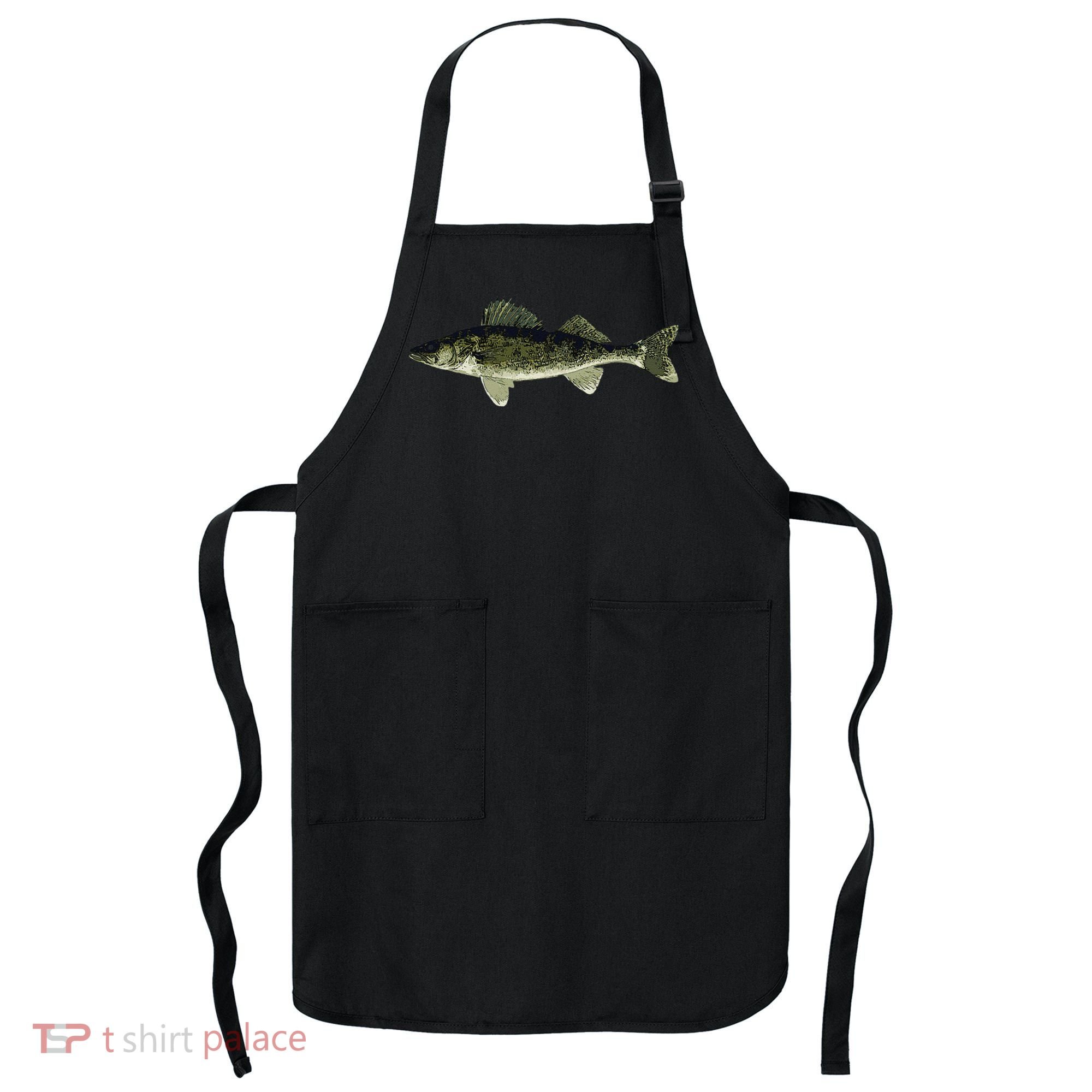 Walleye Fish Pickerel Fishing Lover Fisherman Apron