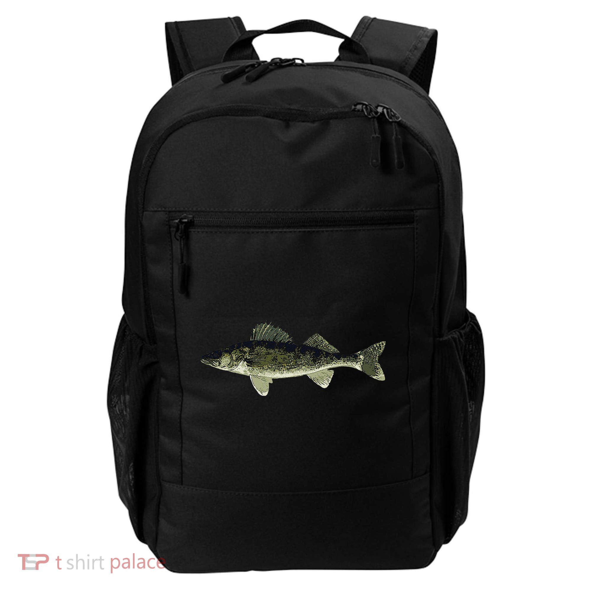 Walleye Fish Pickerel Fishing Lover Fisherman Backpack