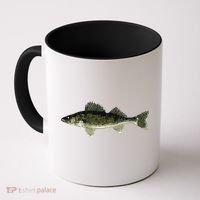 Walleye Fish Pickerel Fishing Lover Fisherman Coffee Mug thumb 0
