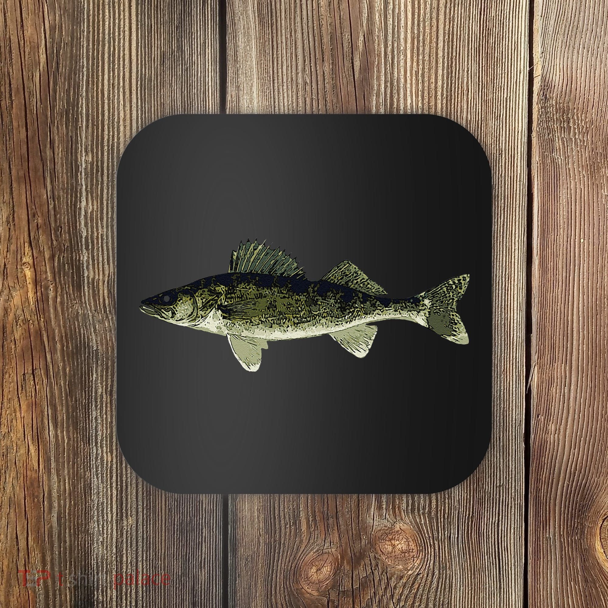 Walleye Fish Pickerel Fishing Lover Fisherman Coaster