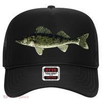 Walleye Fish Pickerel Fishing Lover Fisherman Hat thumb 0