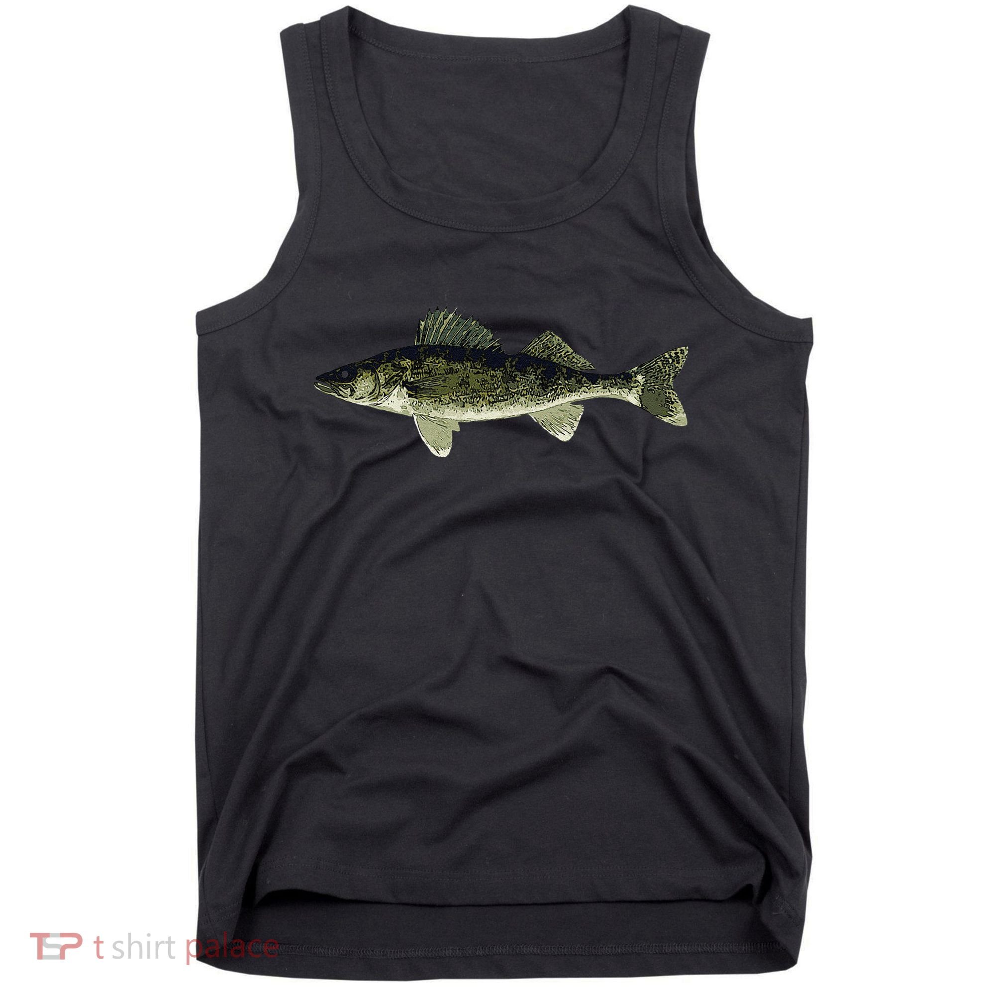 Walleye Fish Pickerel Fishing Lover Fisherman Tank Top