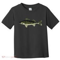 Walleye Fish Pickerel Fishing Lover Fisherman Toddler T-Shirt thumb 0