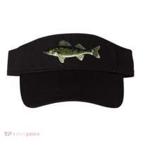 Walleye Fish Pickerel Fishing Lover Fisherman Visor thumb 0