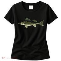 Walleye Fish Pickerel Fishing Lover Fisherman Women's T-Shirt thumb 0