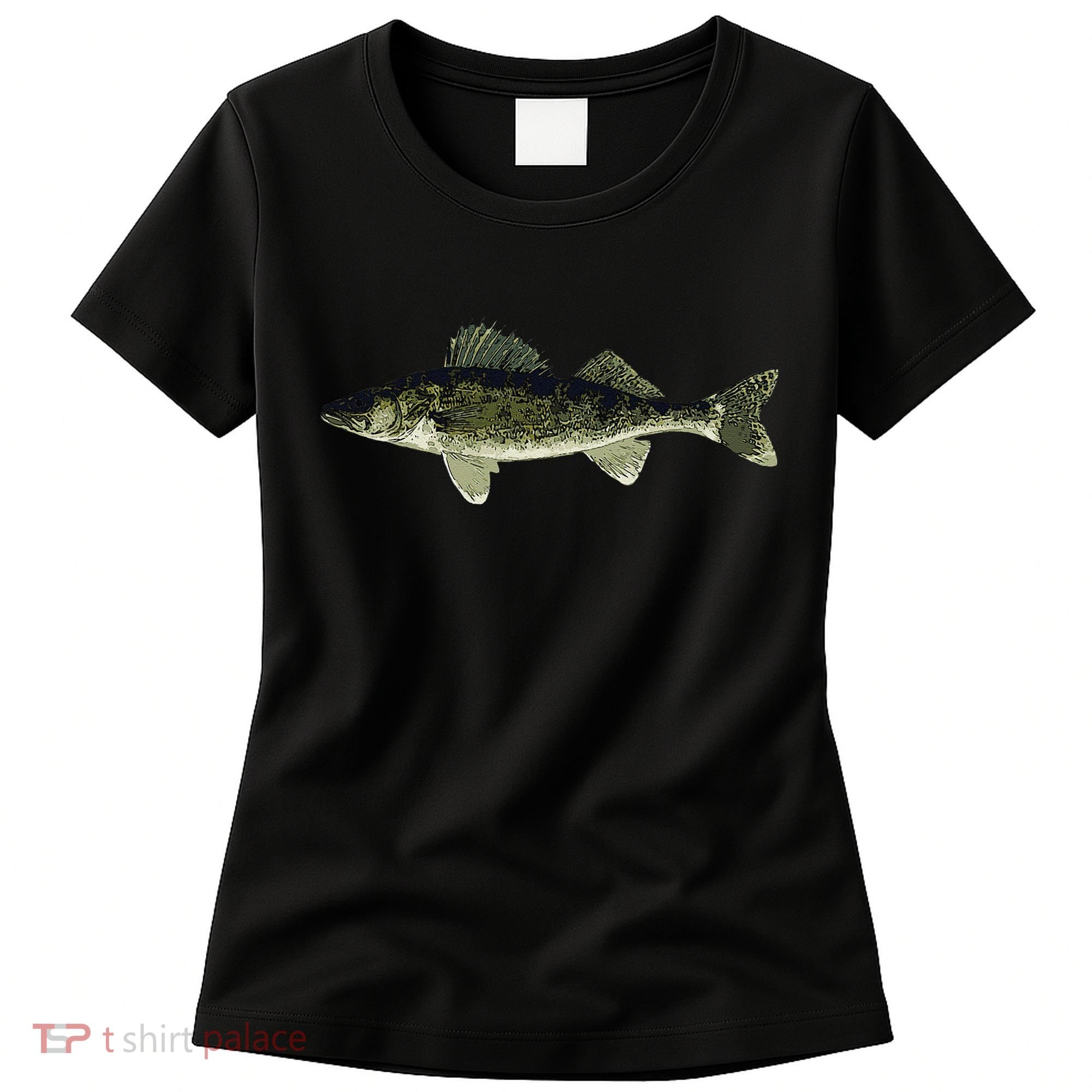 Walleye Fish Pickerel Fishing Lover Fisherman Women's T-Shirt