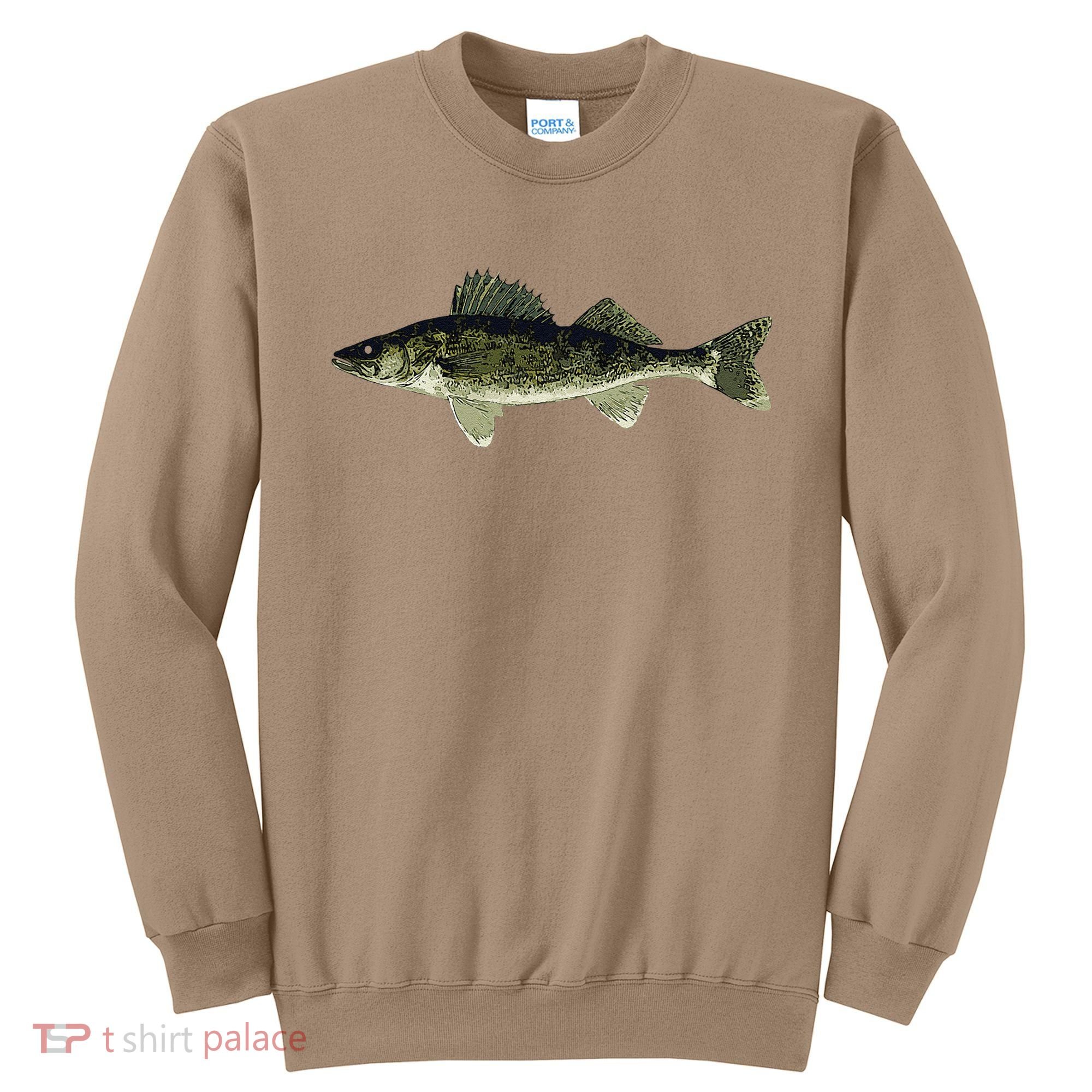 Walleye Fish Pickerel Fishing Lover Fisherman Sweatshirt