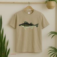 Walleye Fish Pickerel Fishing Lover Fisherman T-Shirt thumb 2