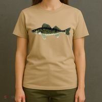 Walleye Fish Pickerel Fishing Lover Fisherman T-Shirt thumb 4