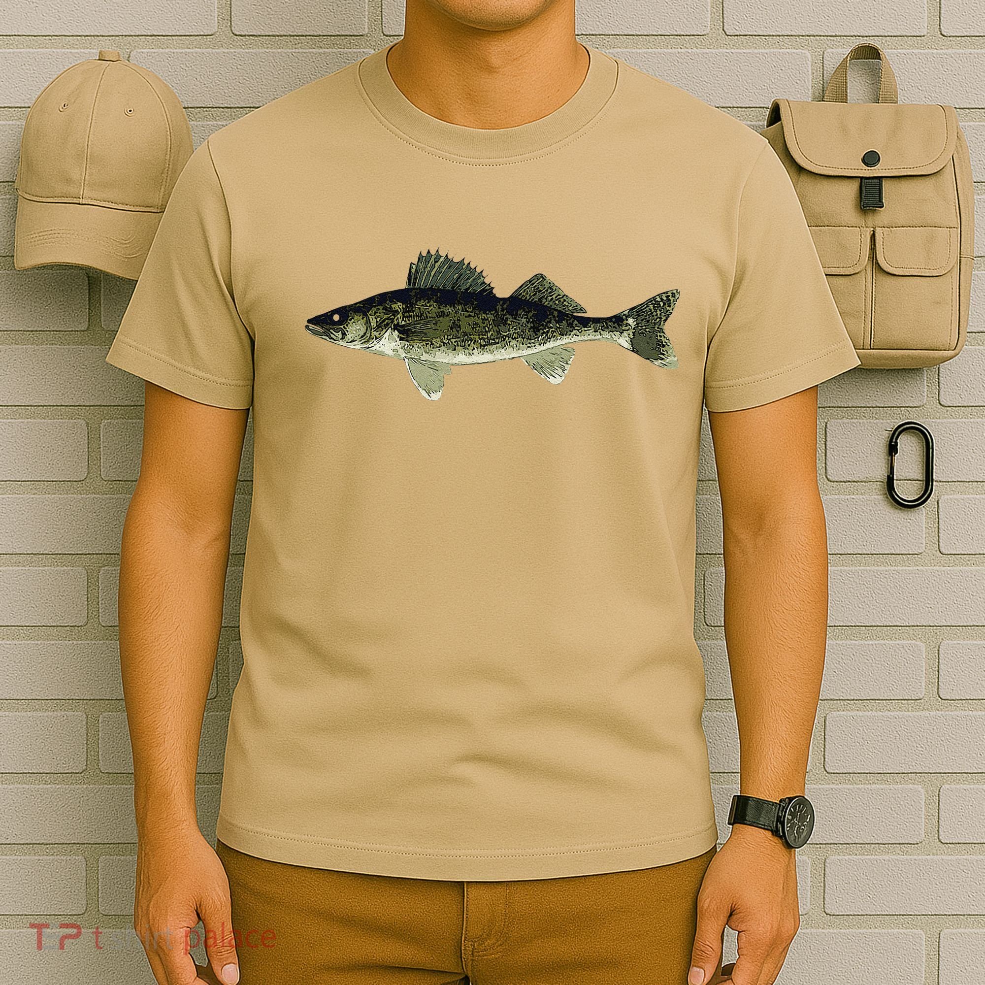 Walleye Fish Pickerel Fishing Lover Fisherman T-Shirt
