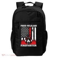 Wildland Firefighter Proud Wildland Fire Gift Backpack thumb 0