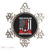 Wildland Firefighter Proud Wildland Fire Gift Ornament thumb 0