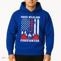 Wildland Firefighter Proud Wildland Fire Gift Hoodie thumb 2